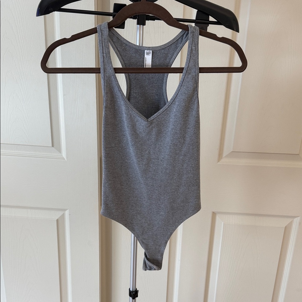 Gray razorback Bodysuit
